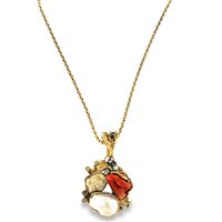 Necklace Alcozer & J Woman in Bronze Corallo C138CL22 - C138CL22